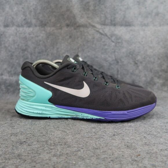 Nike Shoes Womens 8 Athletic Trainers Lunarglide 6 Running Comfort Active Sport - Picture 2 of 13